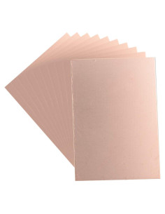 Placa de Circuito PCB Doble Cara uxcell 100x70mm 1.5mm 10pcs