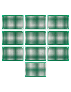 10 Placas PCB Doble Lado 4 x 6 cm Eujgoov Prototipado DIY