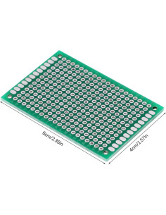 10 Placas PCB Doble Lado 4 x 6 cm Eujgoov Prototipado DIY 2