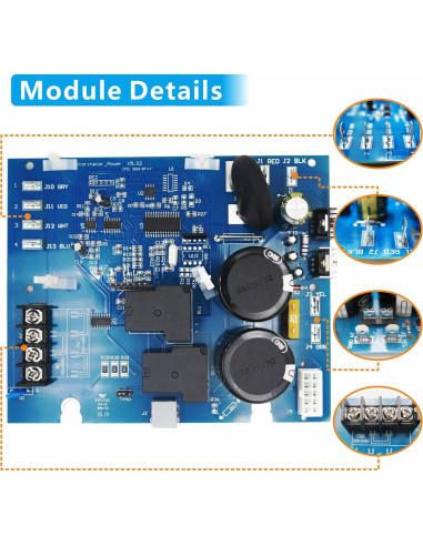 Placa de Circuito Impreso GLX-PCB-RITE para Clorinadores Hayward