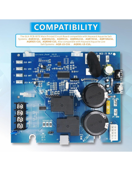 Placa de Circuito Impreso GLX-PCB-RITE para Clorinadores Hayward