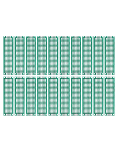 Placas de Prototipado PCB MECCANIXITY 20x80mm Paquete de 20