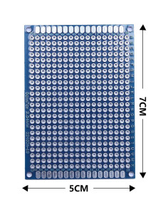 Kit de Placas PCB Doble Cara 15 Pcs 5x7 cm Enksagd 2