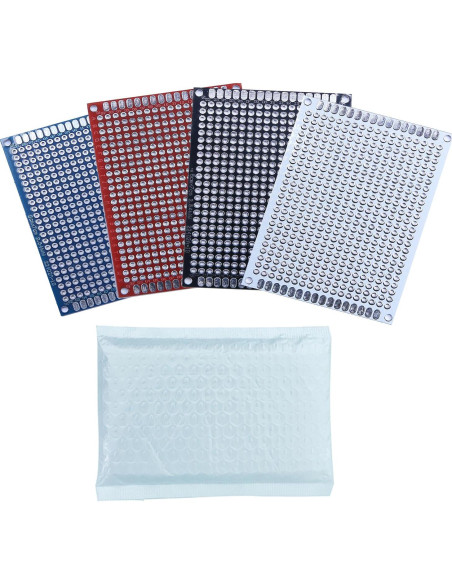 Kit de Placas PCB Doble Cara 15 Pcs 5x7 cm Enksagd