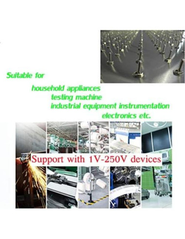 Interruptor de Palanca VONVOFF SPST 3A 250VAC Pre-cableado 10pcs