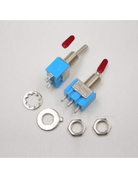 Interruptor de Palanca VONVOFF SPST 3A 250VAC Pre-cableado 10pcs