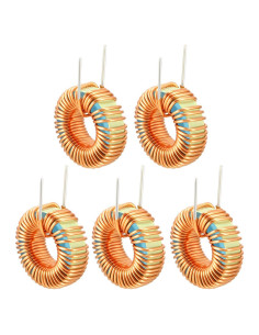 Inductor Toroidal Vertical uxcell 100uH 8A 5Pcs Bobina
