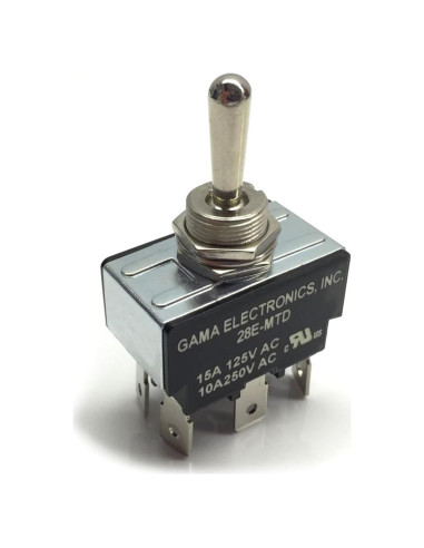 Interruptor DPDT 30A GAMA Electronics 12VDC 3 posiciones