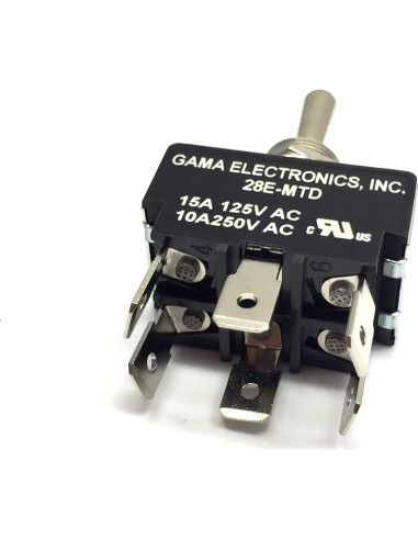 Interruptor DPDT 30A GAMA Electronics 12VDC 3 posiciones