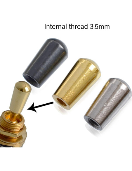 3 Piezas Perillas de Metal EINCORN para Guitarra Eléctrica