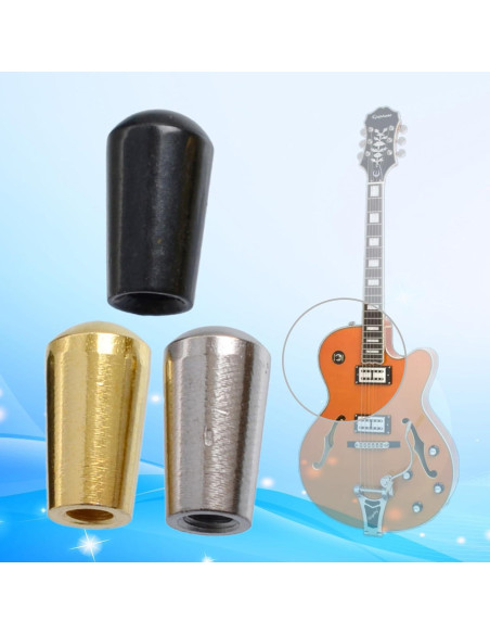 3 Piezas Perillas de Metal EINCORN para Guitarra Eléctrica