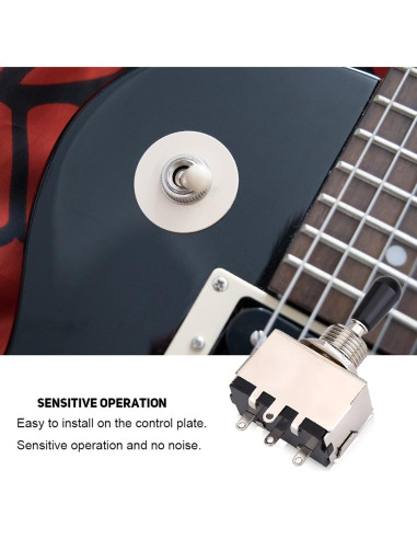 Interruptor de Palanca 3 Vías para Guitarra Eléctrica Dilwe