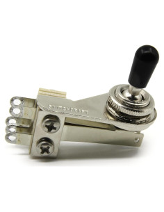 Interruptor de palanca Switchcraft 3 vías negro para guitarra