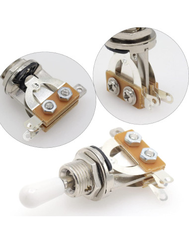 2 Interruptores de Palanca de Guitarra Eléctrica 3 Vías Cheerock