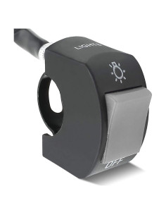 Interruptor de Manillar Mosley para Motocicleta 7/8" Gris