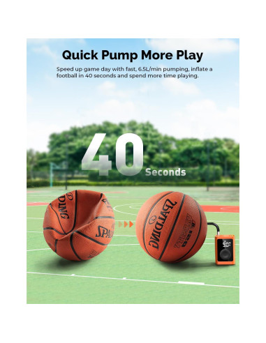 Bomba de Pelotas ETENWOLF P300 Plus Eléctrica 3200 mAh