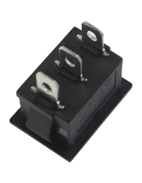 10 Interruptores Rocker KCD1 ON/OFF/ON 6A 250V AC 3 Pin