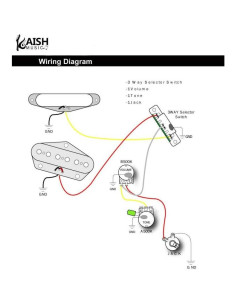 Interruptor Selector de Pickup KAISH 3 Vías para Guitarra 2