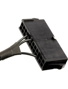 Cable de Salto ATX 24 Pines CRJ con Interruptor LED Rojo 60cm 2