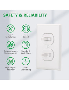 Interruptor de Luz Doble Palanca Wengart BAK-006 15A 120V 2