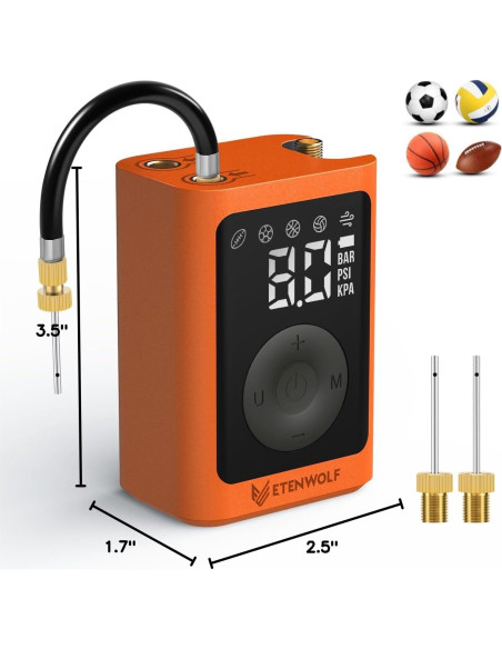 Bomba de Pelotas ETENWOLF P300 Plus Eléctrica 3200 mAh