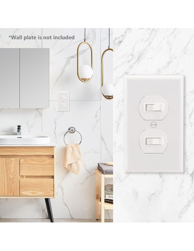 Interruptor de Luz Doble Palanca Wengart BAK-006 15A 120V