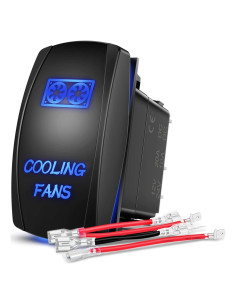 Interruptor de Palanca Nilight 90207B-A 20A 12V Azul con LED