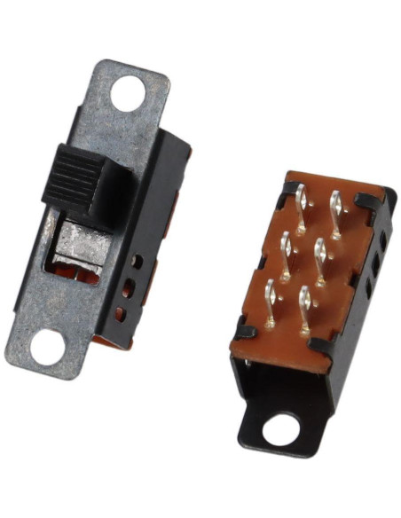 Interruptor de Palanca Micro Mini AllGIFT 10 Pcs 6 Pines 3 Posiciones