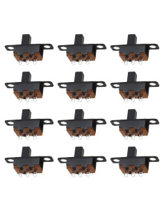 Interruptores Deslizantes 50PCS 3 Pines 2 Posiciones 0.5A 50V