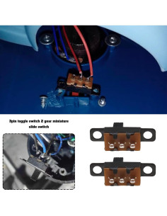 Interruptores Deslizantes 50PCS 3 Pines 2 Posiciones 0.5A 50V 2