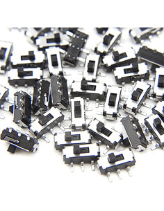 Interruptor Táctil Deslizante WMYCONGCONG 50 Pcs 9x3x5mm 2