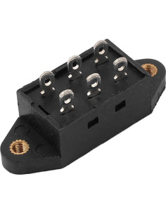 Interruptor Selector de Voltaje DPDT uxcell 250V 5A 6 Terminales 2