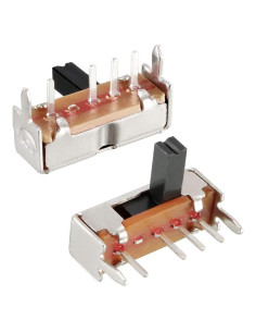 Interruptor Deslizante 3 Posiciones uxcell 50 Pcs 6mm Retención