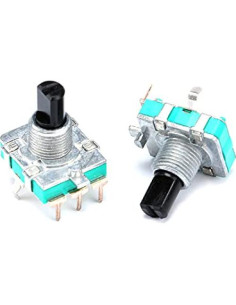 5 Piezas Codificador Rotativo 360 EC16 E16 3 Pin 15mm 2