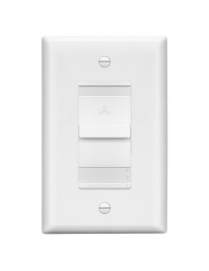 Interruptor de Ventilador LIDER 3 Velocidades Blanco 120V