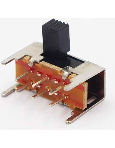 Interruptor Deslizante DPDT 20 Pcs 6mm Genérico 0.5A 50VAC