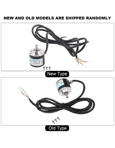 Codificador Rotativo Incremental Hilitand 1000Z 5-24V DC Eje Sólido