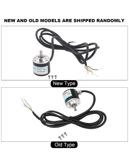 Codificador Rotativo Incremental Hilitand 1000Z 5-24V DC Eje Sólido
