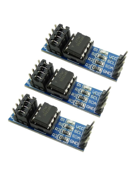 Módulo de Memoria EEPROM I2C AT24C256 3PCS con LED