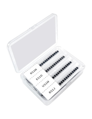 Kits de Diodos Rectificadores SMA 25 Valores 500 Pcs