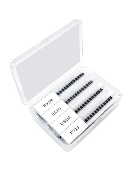 Kits de Diodos Rectificadores SMA 25 Valores 500 Pcs