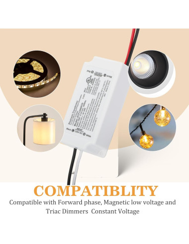 Controlador LED Regulable 12V 60W Vanesa - Transformador Triac