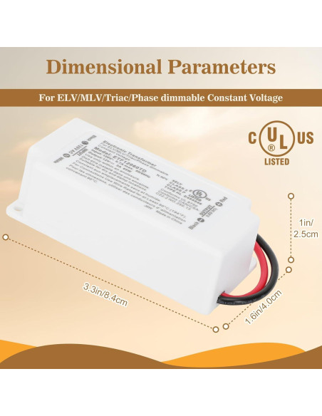 Controlador LED Regulable 12V 60W Vanesa - Transformador Triac