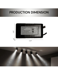 Transformador Halógeno 60W Ironsmith - Protección Cortocircuito 2
