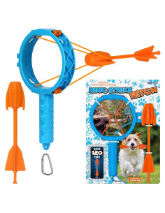 Lanzador para Perros Funwares Ring Strike Fetch Compacto