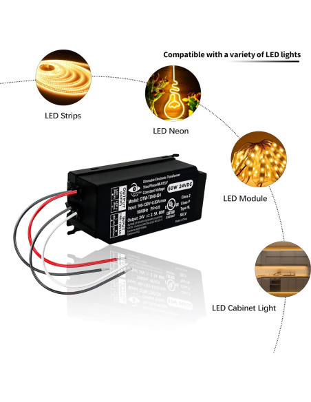 Controlador LED Regulable OTTIMA 60W 24V Triac ELV MLV