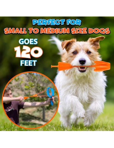 Lanzador para Perros Funwares Ring Strike Fetch Compacto 2
