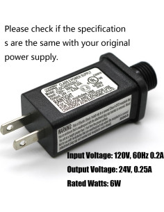 Transformador LED 24V 6W IP44 CHANGZHOU para Luz Interior/Exterior 2