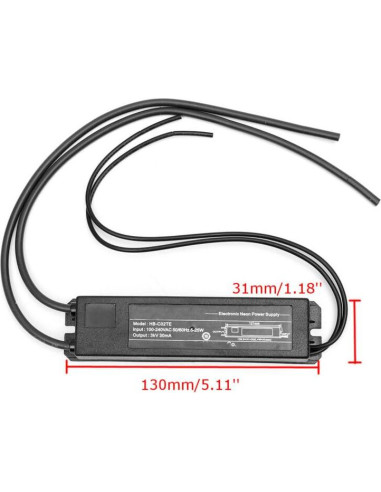 Fuente de Alimentación 3KV BRAVECOW para Letrero de Neón