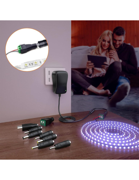 Adaptador de CA Universal SoulBay 36W 3V-12V 3000mA con 8 Conectores